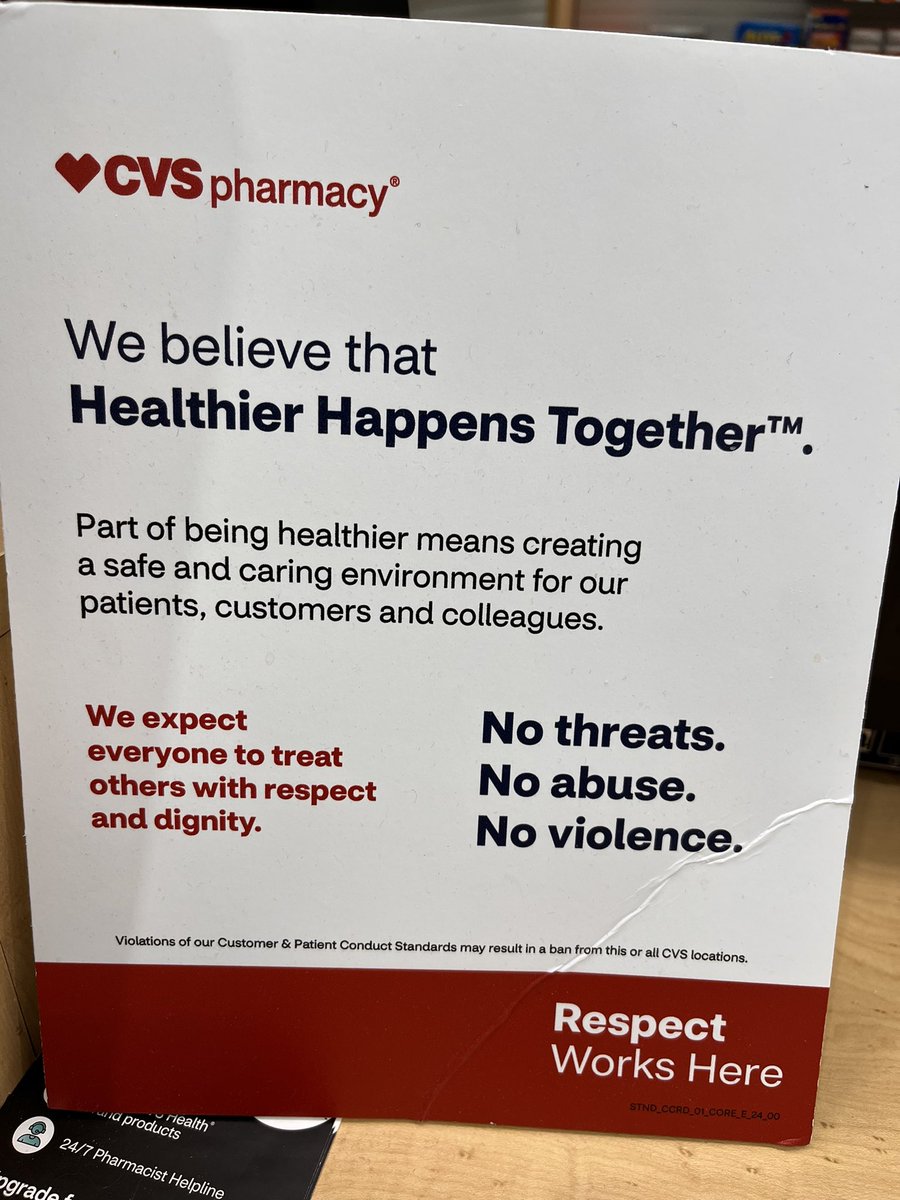 Sri D (@dosadhokla) on Twitter photo It is really sad that <a href="/cvspharmacy/">CVS Pharmacy</a> had to put this sign in our great country United States of America 🇺🇸 How much lower are going to go!!! It is really sad that <a href="/cvspharmacy/">CVS Pharmacy</a> had to put this sign in our great country United States of America 🇺🇸 How much lower are going to go!!!