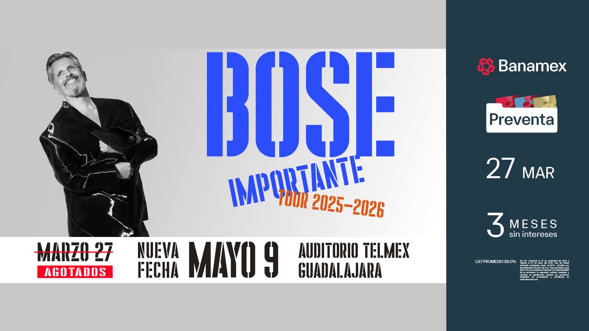 Shakira y Miguel Bosé anuncian nuevas fechas en Guadalajara, ¡para quienes se quedaron con ganas de ir!