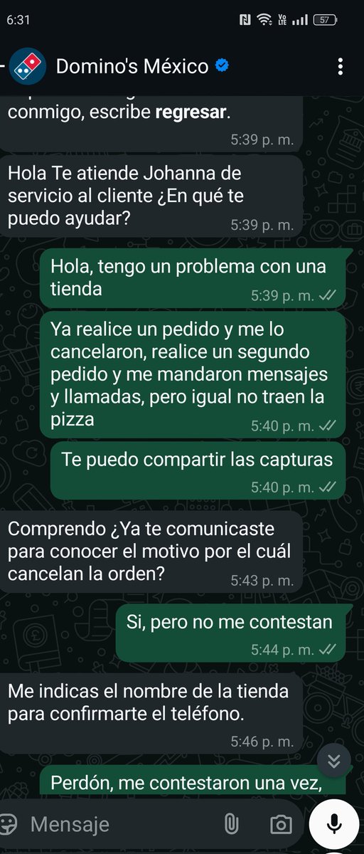 AsipMexico's tweet photo. Por si desean hacer un pedido en @dominosmx @dominos @Profeco marcan los pedidos como enviados, no dan solución a los problemas... https://t.co/uDLgnZQJkx