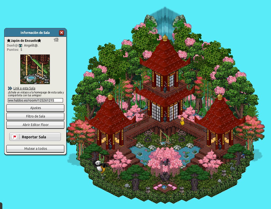 Concurso: 🌺Japón de Ensueño🌺
Participante: Angelit@.
Link de la Sala: habbo.es/room/125261215
<a href="/ESHabbo/">Habbo ES/MX</a> #Haboo