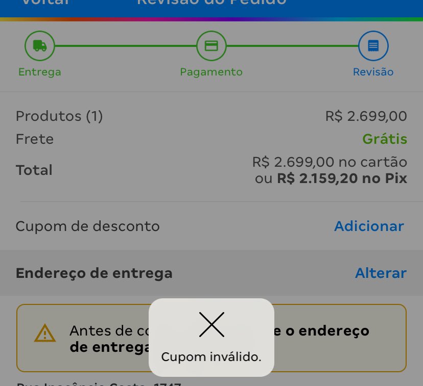 priquitude's tweet photo. @gatunopromos Cupom inválido https://t.co/XGakSatIgH