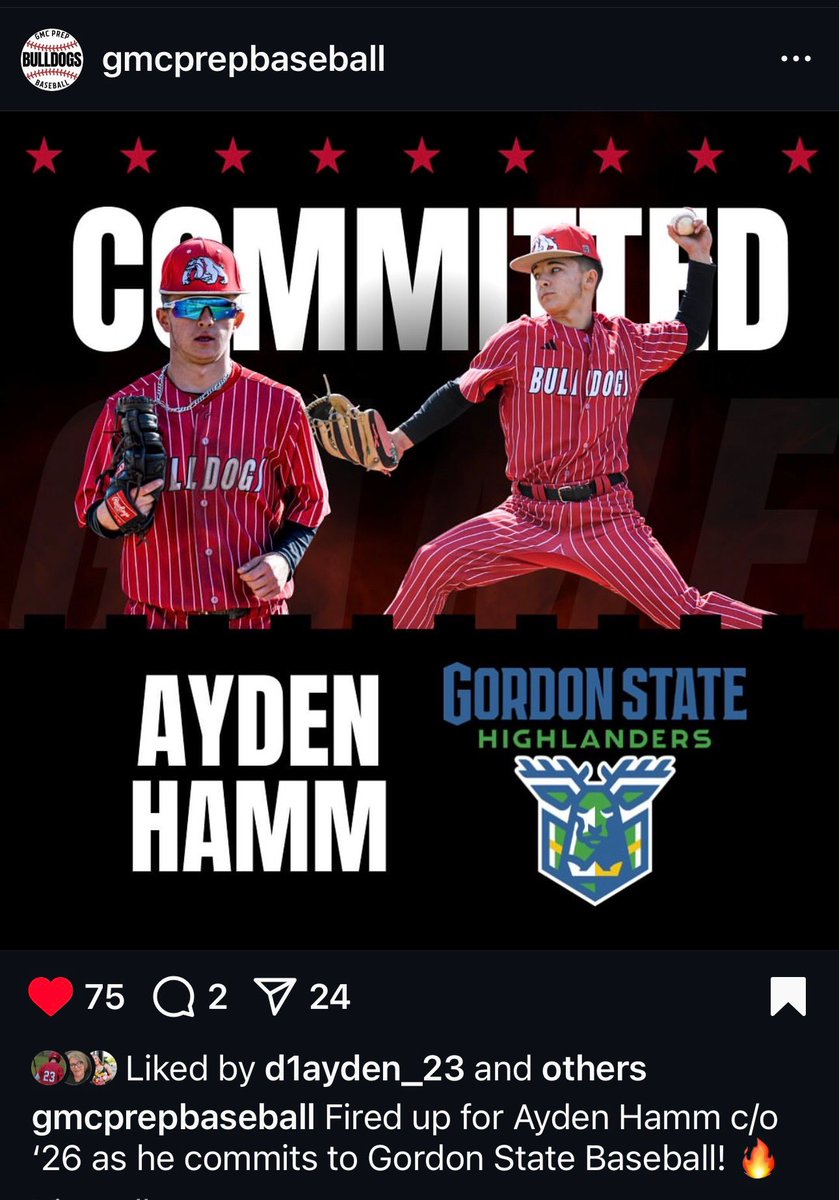 Ayden Hamm (@hamm_ayden) on Twitter photo Proud to announce my commitment to play baseball in college <a href="/GordonStateBSB/">Gordon State College Baseball</a> Proud to announce my commitment to play baseball in college <a href="/GordonStateBSB/">Gordon State College Baseball</a>