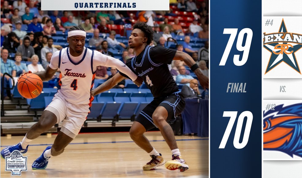 NJCAA Basketball (@njcaabasketball) on Twitter photo The Texans are Moving 🔛
South Plains advances to the semifinals of the 2025 <a href="/MyCreditUnion1/">Credit Union 1</a> #NJCAABasketball DI Men's Championship.
njcaa.org/championships/… The Texans are Moving 🔛
South Plains advances to the semifinals of the 2025 <a href="/MyCreditUnion1/">Credit Union 1</a> #NJCAABasketball DI Men's Championship.
njcaa.org/championships/…