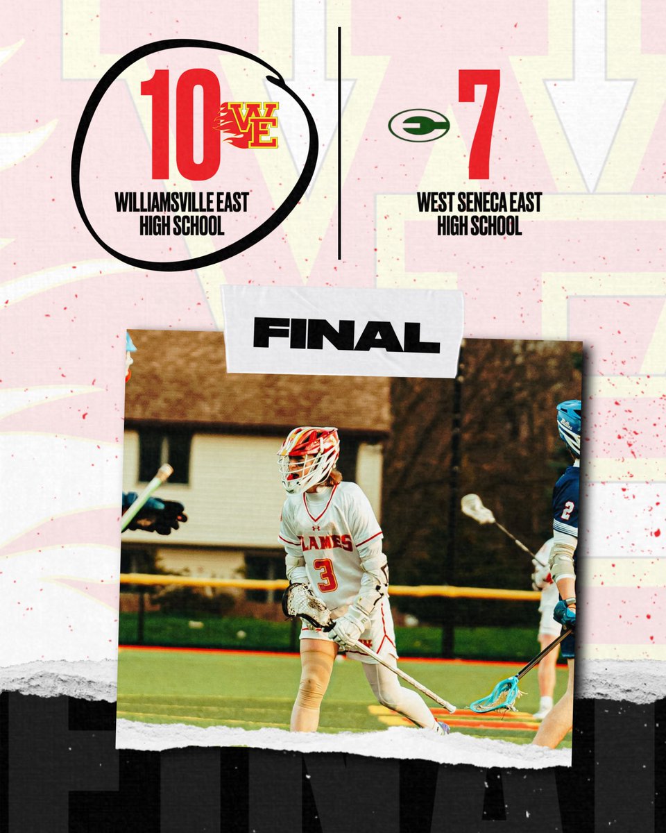 Williamsville East Mens Lacrosse (@willeastmenslax) on Twitter photo East picks up their first win of the season over West Seneca East!
Overall: 1-0
League: 1-0
Sims 🎯🎯🎯🍎🍎
Kowalski 🎯🍎🍎🍎🍎
MacDonell 13 GBs
Lin 18❌ Saves
Next up: Friday, March 28 vs. Iroquois | 5 PM
<a href="/WillEastFlames/">Will East Athletics</a> <a href="/egreenway17/">Coach Greenway</a> East picks up their first win of the season over West Seneca East!
Overall: 1-0
League: 1-0
Sims 🎯🎯🎯🍎🍎
Kowalski 🎯🍎🍎🍎🍎
MacDonell 13 GBs
Lin 18❌ Saves
Next up: Friday, March 28 vs. Iroquois | 5 PM
<a href="/WillEastFlames/">Will East Athletics</a> <a href="/egreenway17/">Coach Greenway</a>