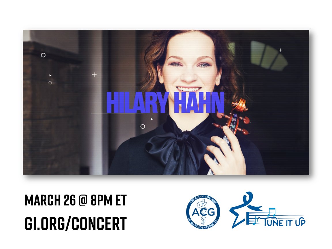 ACG (@amcollegegastro) on Twitter photo <a href="/BenLevyCello/">Benjamin Levy</a> #TuneItUp Watch Party:
Violinist Hilary Hahn contributes her performance of “Bach Partita No. 3, Bourrée movement”
🔊 gi.org/concert
#ColorectalCancerAwarenessMonth <a href="/violincase/">Hilary Hahn</a> <a href="/BenLevyCello/">Benjamin Levy</a> #TuneItUp Watch Party:
Violinist Hilary Hahn contributes her performance of “Bach Partita No. 3, Bourrée movement”
🔊 gi.org/concert
#ColorectalCancerAwarenessMonth <a href="/violincase/">Hilary Hahn</a>