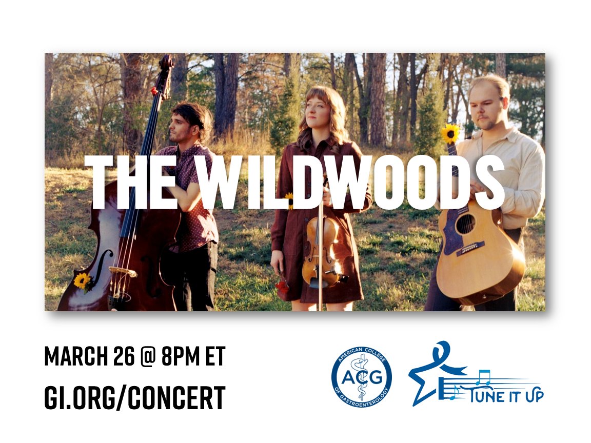 ACG (@amcollegegastro) on Twitter photo <a href="/BenLevyCello/">Benjamin Levy</a> #TuneItUp Watch Party:
Folk/Americana trio The Wildwoods share their song “Sweet Niobrara”
🔊 gi.org/concert
#ColorectalCancerAwarenessMonth <a href="/Wildwoodsband/">The Wildwoods</a> <a href="/BenLevyCello/">Benjamin Levy</a> #TuneItUp Watch Party:
Folk/Americana trio The Wildwoods share their song “Sweet Niobrara”
🔊 gi.org/concert
#ColorectalCancerAwarenessMonth <a href="/Wildwoodsband/">The Wildwoods</a>