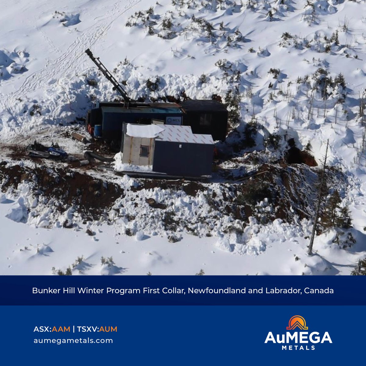 $AAM 2025 winter drill program is underway at Bunker Hill located in south central Newfoundland and Labrador, Canada.

#AAM commenced with diamond #drilling at Nitty Gritty targets with two diamond drill rigs.

See more: loom.ly/5oaW2b4

#ASX #TSX #AUM #gold #copper