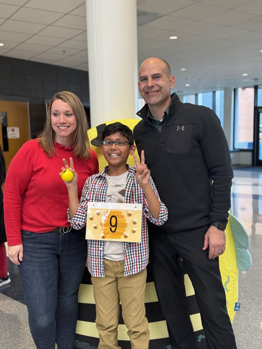 We are so proud of our speller this evening! Aaradhya Ghole did an amazing job representing Sycolin Creek.