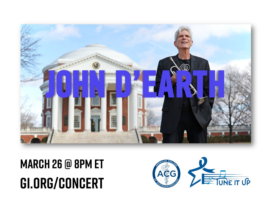 ACG (@amcollegegastro) on Twitter photo <a href="/BenLevyCello/">Benjamin Levy</a> #TuneItUp Watch Party:
Jazz trumpeter John D’earth is up with “Thursday Night Jazz Night, Live at Miller’s”
🔊 gi.org/concert
#ColorectalCancerAwarenessMonth <a href="/BenLevyCello/">Benjamin Levy</a> #TuneItUp Watch Party:
Jazz trumpeter John D’earth is up with “Thursday Night Jazz Night, Live at Miller’s”
🔊 gi.org/concert
#ColorectalCancerAwarenessMonth