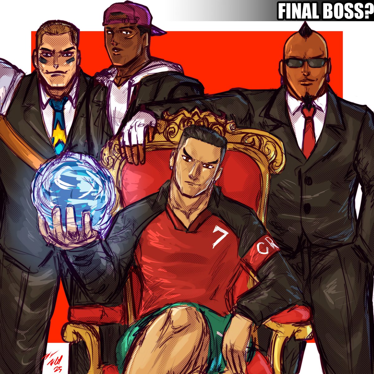 taurencebell's tweet image. SUIIII!!!
Oh you thought Geese Howard might be the Final Boss, NAH! The REAL final boss is Cristiano Ronaldo... but the sub-bosses are his henchmen.....no longer the Sports Team, Nah, Team CR7.🤣
#cristianoronaldo #cr7 #fatalfury #COTW #heavyd! #brianbattler #luckyglauber