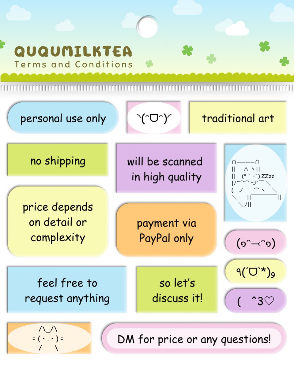 ququmilktea's tweet image. Hi, I’m open for commissions! Feel free to DM me on Insta if you’re interested or have any questions!
Like/Rt are super appreciated! (^O^)🍀
#commission