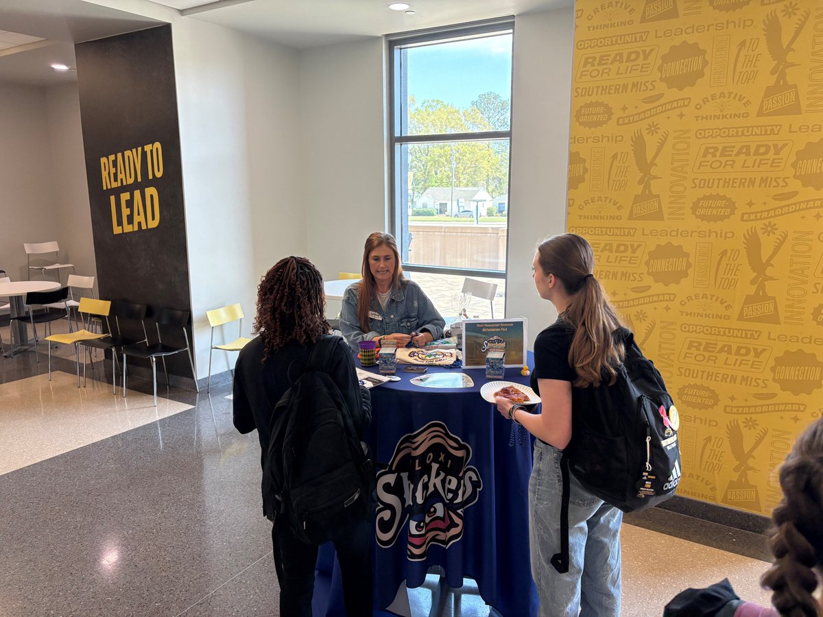 SouthernMissSM's tweet image. Special thanks to all of our @SouthernMissSM students and our sport industry organizations &amp;amp; campus connections for making our Sport Management Symposium a huge success today, from panel speakers o career fair to networking opportunities #SMTTT