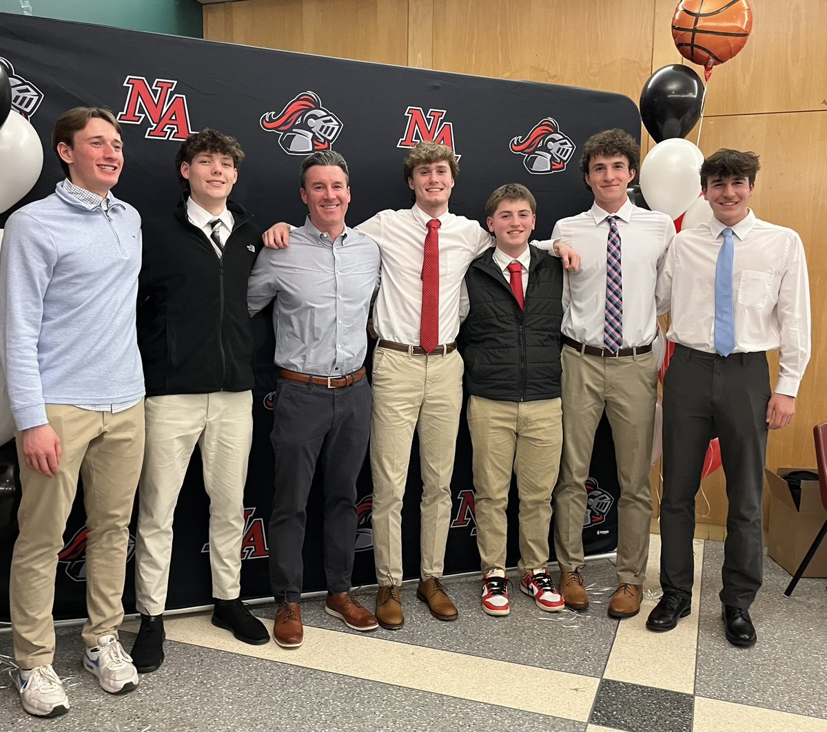 North Andover High Boys Basketball (@naknightshoop) on Twitter photo Great night to wrap up the season and to celebrate a special group of young men! Thank you seniors! <a href="/NA_Athletics/">Scarlet Knights</a> Great night to wrap up the season and to celebrate a special group of young men! Thank you seniors! <a href="/NA_Athletics/">Scarlet Knights</a>