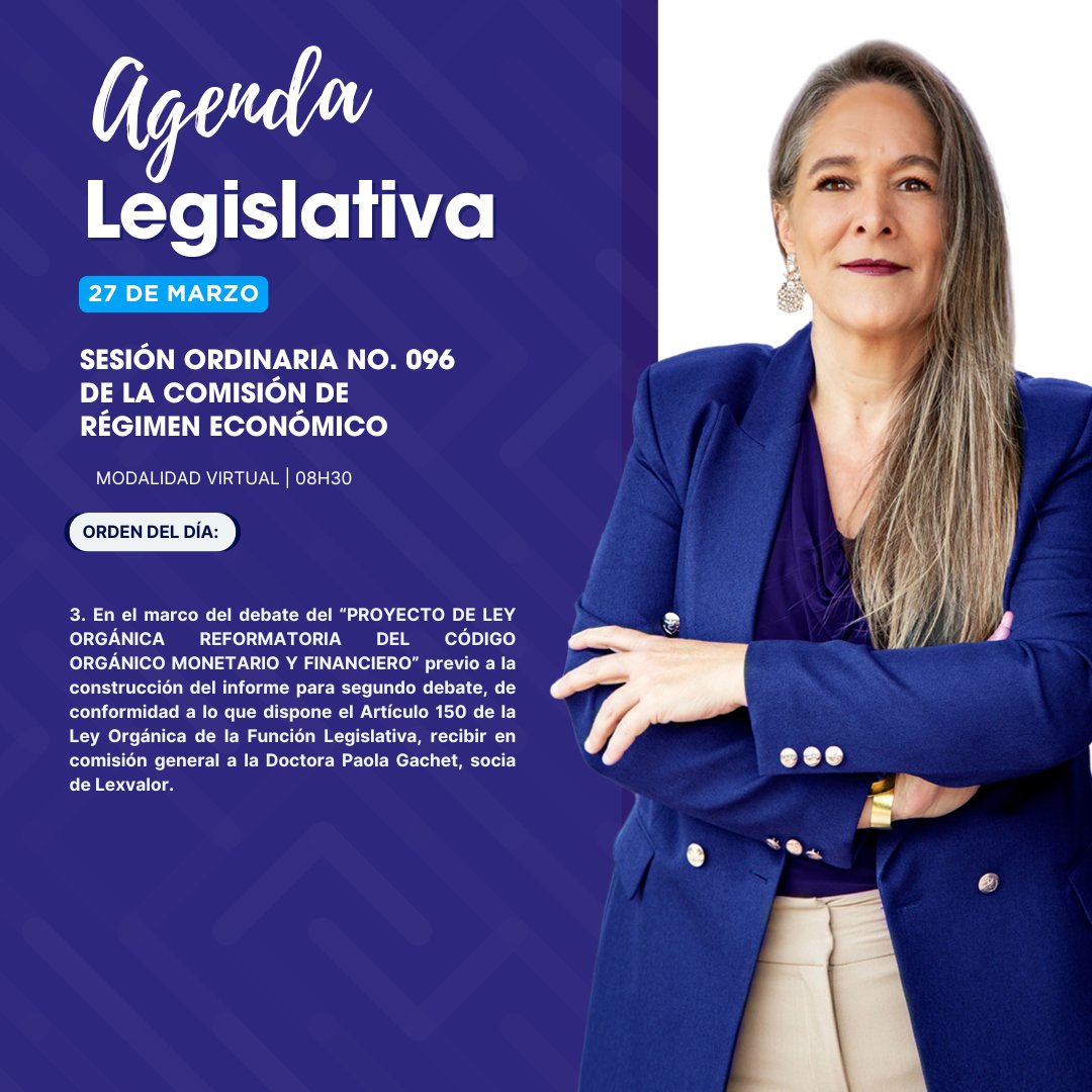 📆 Agenda Parlamentaria | 27 de marzo.