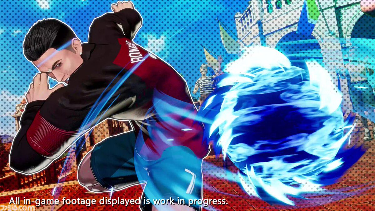 famitsu's tweet photo. 【クリロナ参戦】『餓狼伝説 CotW』にクリスティアーノ・ロナウドがプレイアブルキャラで参戦決定！
https://t.co/8uJILlpNxl

世界最高峰のサッカー選手が持つテクニックは格ゲーでも健在。シュートやドリブルを活かした技でKOを狙う。公式サイトではコマンド表も確認できる。 https://t.co/u9ebDs0uqh