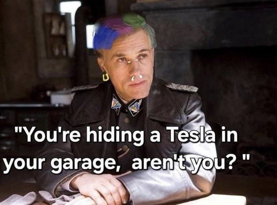 carimeli's tweet photo. It’s so bizarre that the #left weirdos call others #Nazis when they try to force their beliefs with violence. 😤#SaveTesla ❤️✨ https://t.co/Ha358mefps