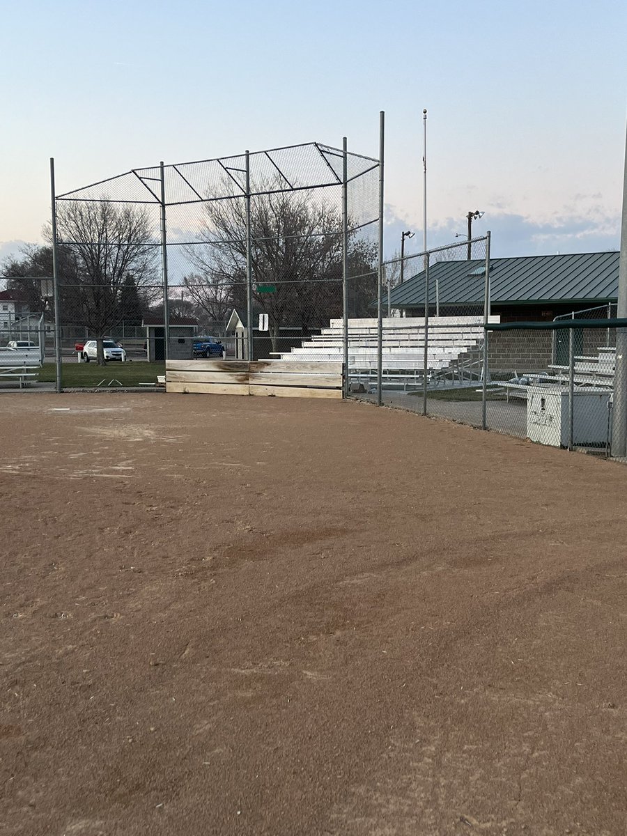 CCBisonSoftball's tweet photo. So great to see new bleachers going in at the ballfields!  There’s nothing like playing for your hometown and seeing the fans at the games.  And the scoreboard is HUGE! Thank you City of Central City for providing these much needed updates.  We can’t wait to use them! https://t.co/WfZ2rY9OKo