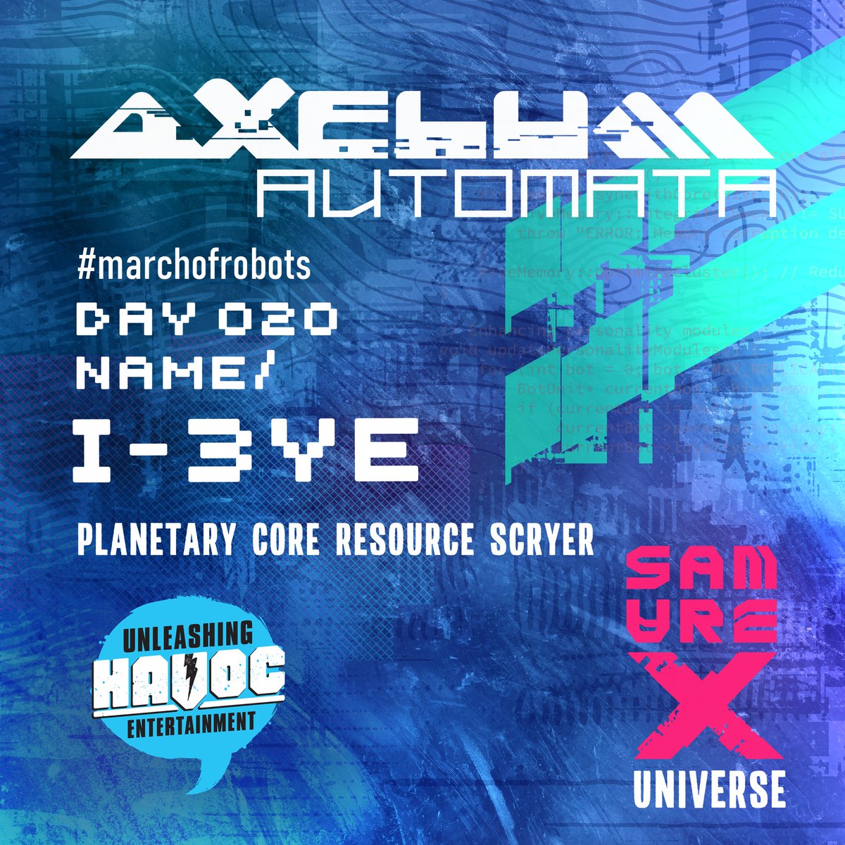 unleashinghavoc's tweet photo. 020 - I-3YE - “EYE THREE EYE” - PLANETARY CORE RESOURCE SCRYER
Explore a galaxy of robots in the Samurex Universe through Axelum Automata.
#marchofrobots2025 #robotart #samurex #makingcomics #comics #sequentialart #indiecomics #creatingcomics #artcomic https://t.co/GwFzZfyD0b