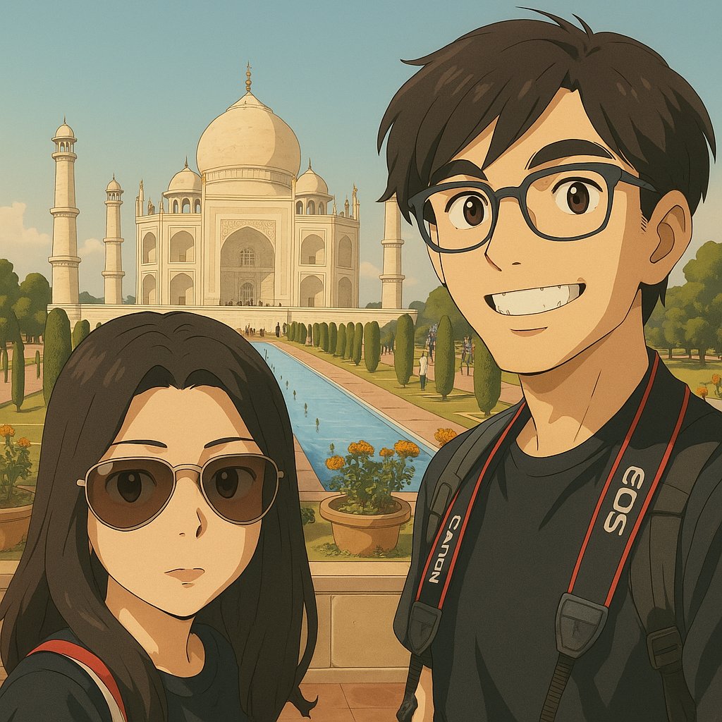 ishmgupta's tweet image. I gave in to the Ghibli-portrait trend, and the result is gorgeous!