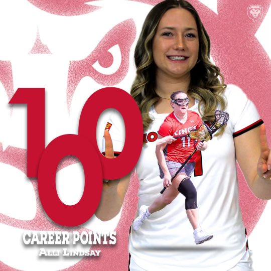 WLAX | 🚨 Career Milestone 🚨

Alli Lindsay of @kingswlax surpassed 100 career points in the win over Wilkes!! The senior collected 12 points on 10 goals and two assists!! Congrats 11!! 🦾🥍

#MonarchNation // #EarnTheCrown