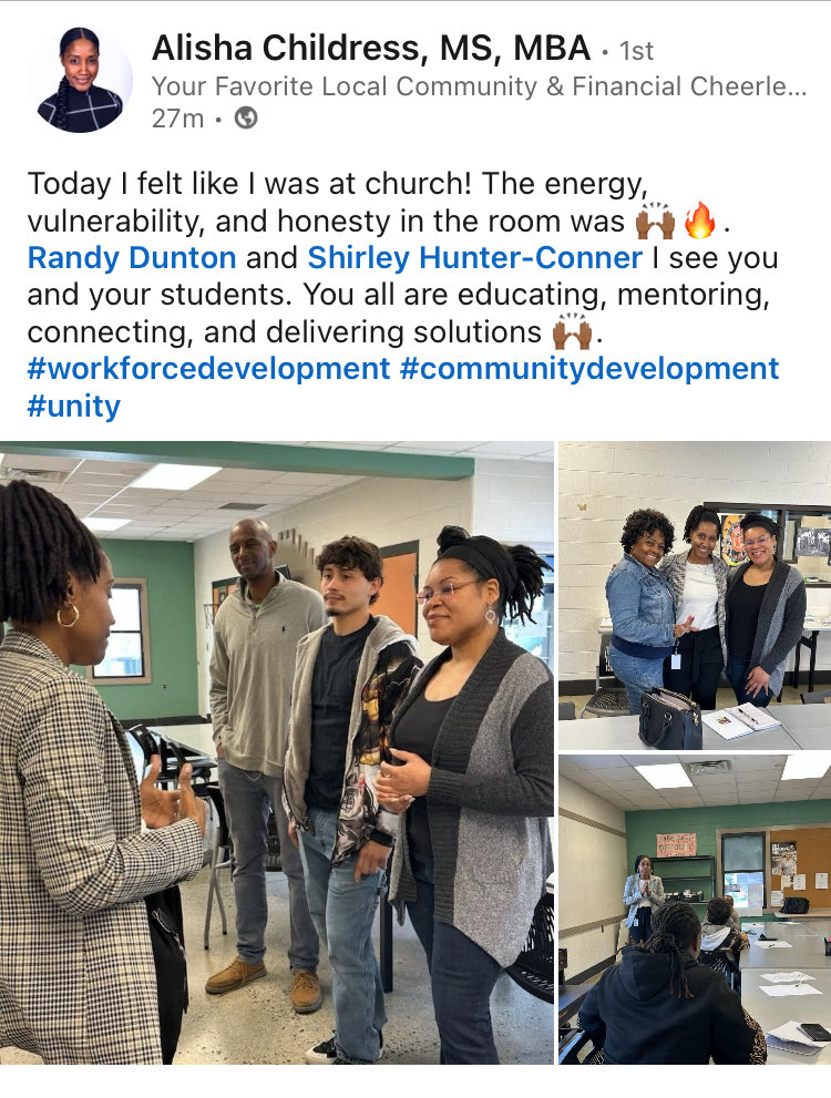 Great testimony from a Community leader.  LEC is proud to bring the Christian Worldview into the City square. Truth wins even in Workforce Development. 🙌