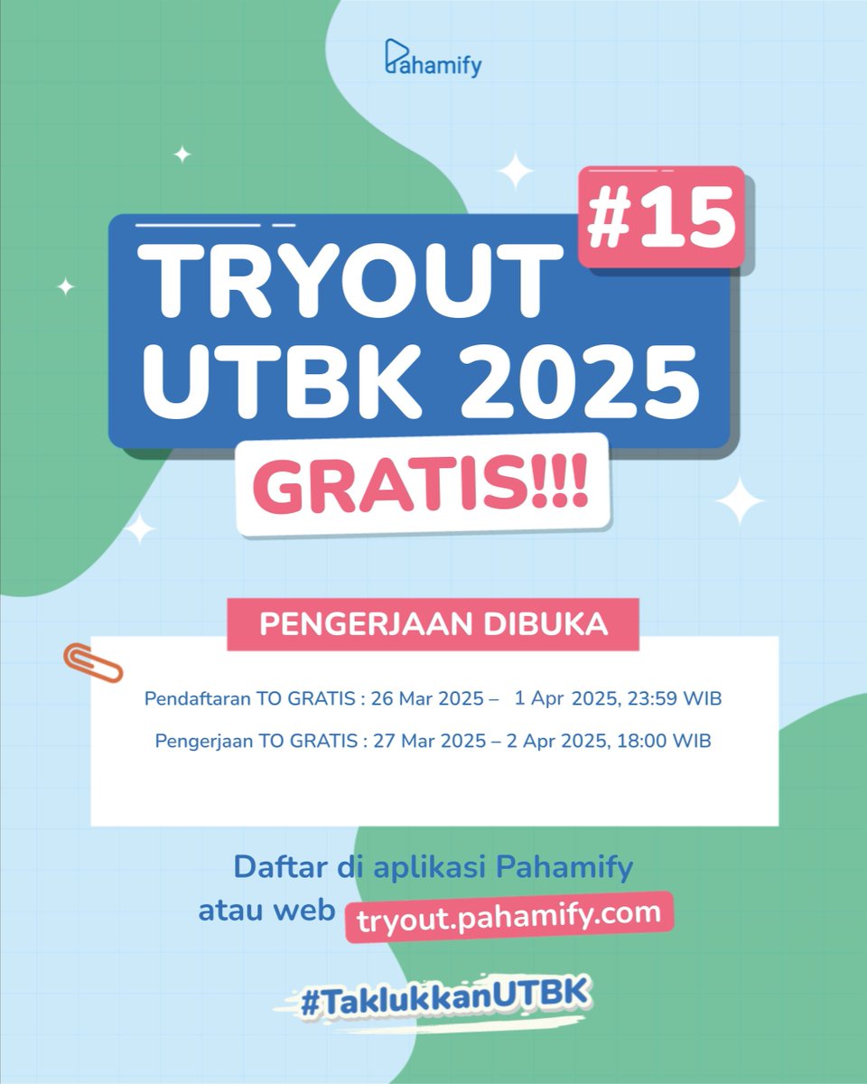 Pahamify | TO + Live Class UTBK & Ujian Mandiri tweet media