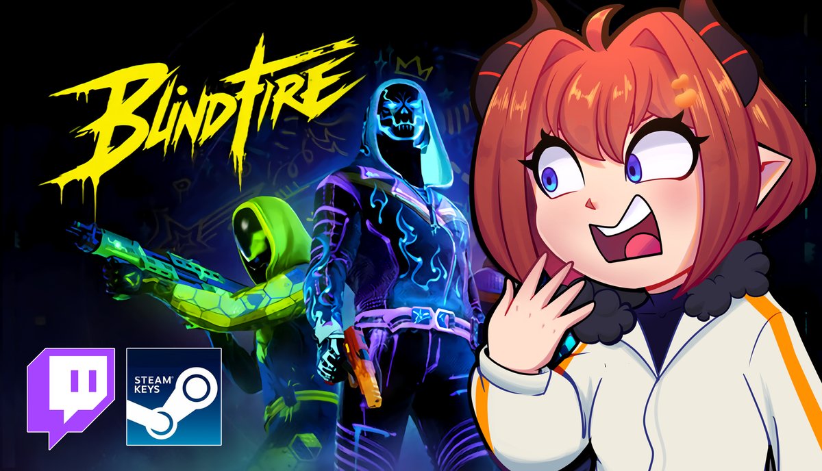 Hoy promociono BlindFire! Me dieron la oportunidad de probar el juego con mi comunidad y regalar Keys de Steam a quien quiera jugar! 🗣
Aqui el juego! gsght.com/c/mpmq0y

Si quieres probar el juego conmigo ven por tu Key, ando de chill por Twitch 💜
twitch.tv/papitasvt