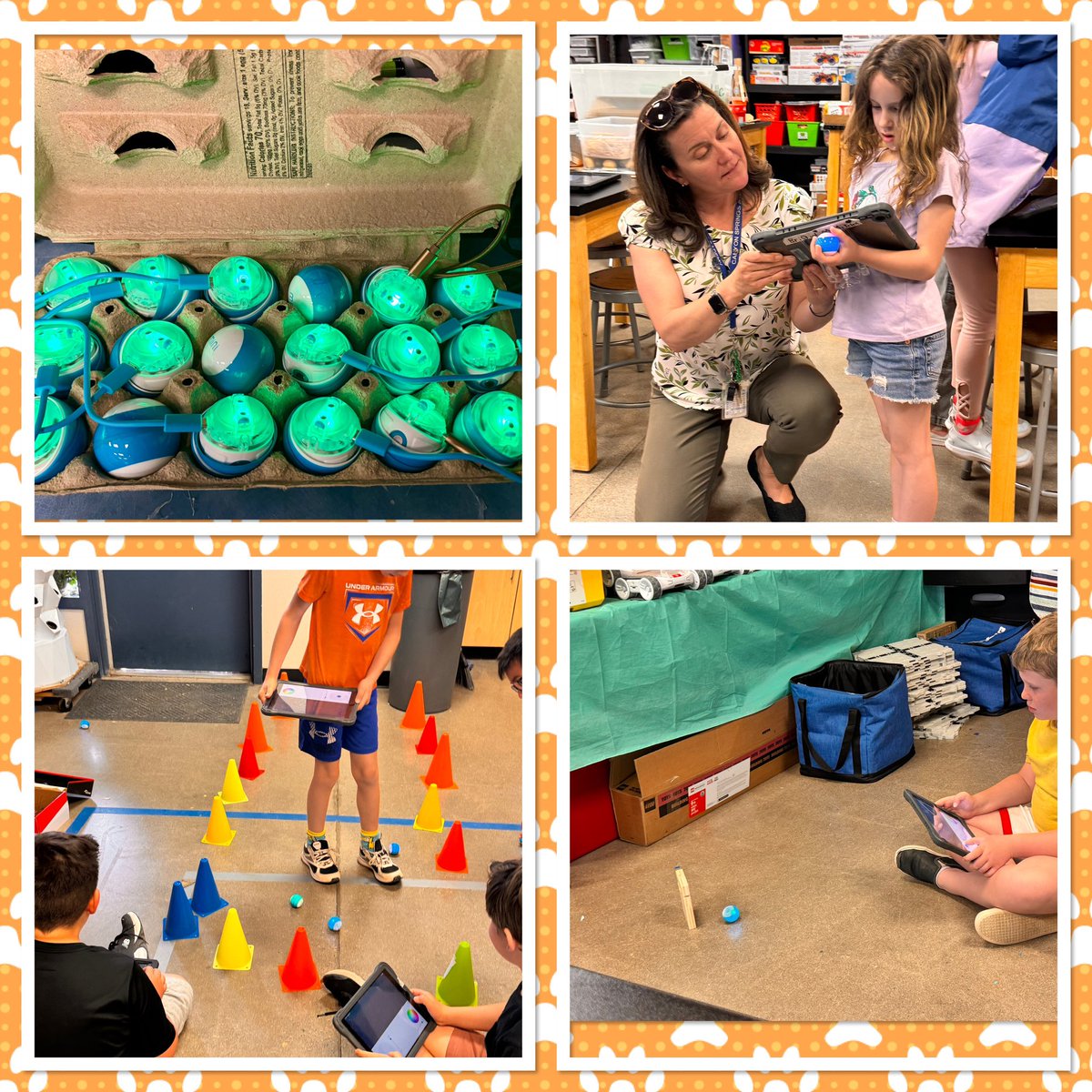 jaimehansendvu1's tweet image. Huge shoutout to @MCFloodControl! 🌟 At our recent #STEM Night, we were gifted 18 @Sphero Mini robots! 🤖✨ Second and third-grade Renaissance students had a blast today exploring and learning to code these awesome new tools! 🎉🚀 #CodingFun @SpheroEdu @CanyonSpringsDV @DVUSD