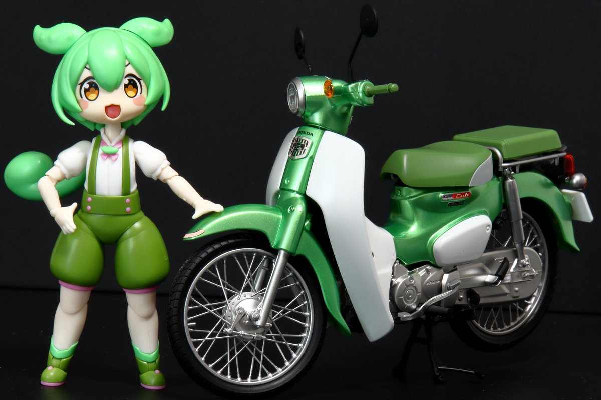 ボクもバイクも同じ1/12スケールだから親和性が高いのだ。これで