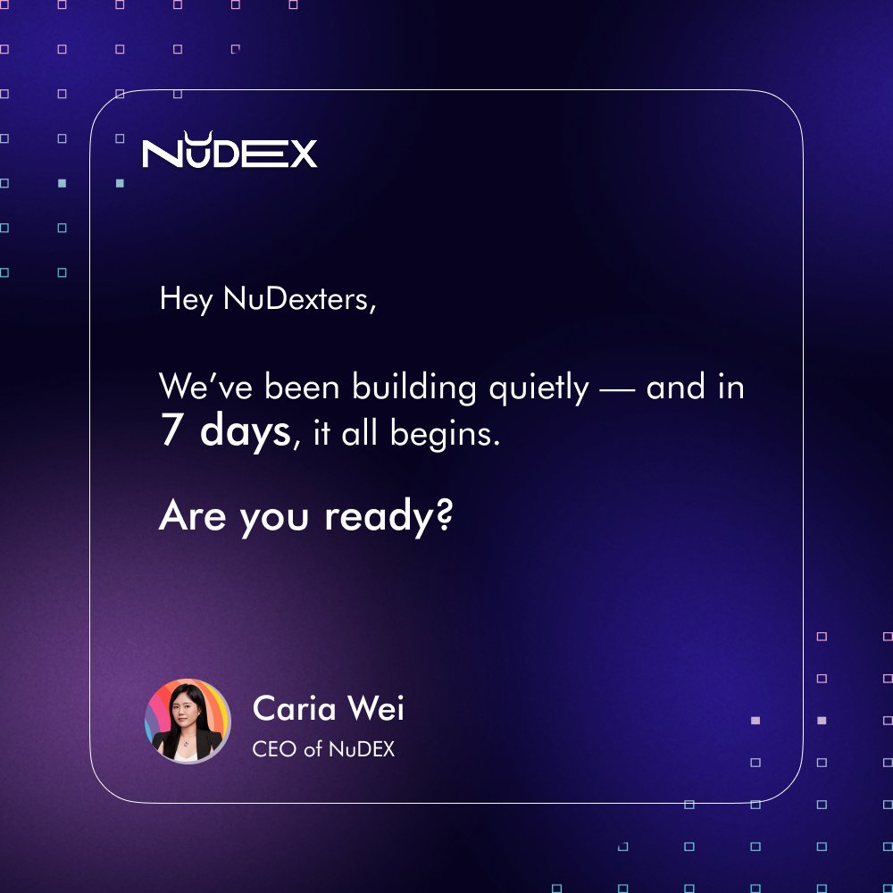 A message from our CEO <a href="/CariaNuvo/">Caria</a>.

Are you ready?