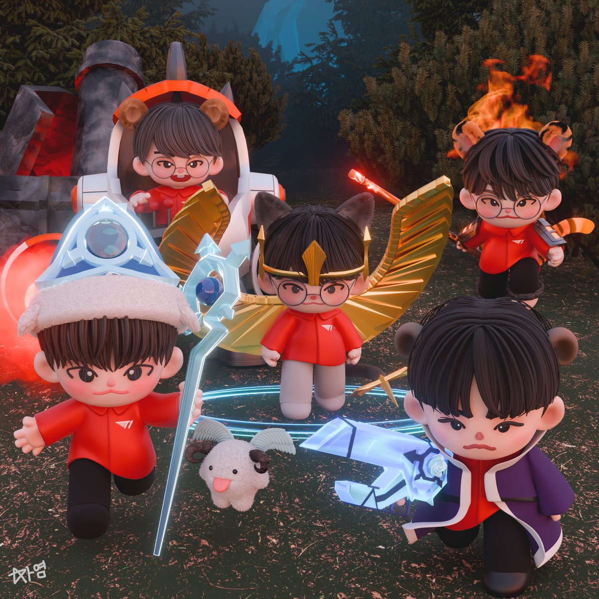 제가 만들고싶었던건 이건데요
저번 젠지전 3라운드 마지막
대상혁 가마태운 t1이라고 할수있죠
#T1