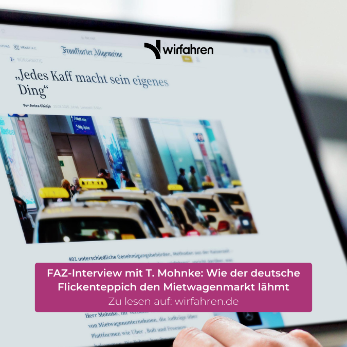 🚨 Flickenteppich bremst die #Mobilität! Unser Vorsitzender Thomas Mohnke fordert unbürokratische Regeln für den Mietwagenmarkt. Sonst bleibt die #Verkehrswende stecken.
👉 wirfahren.de/faz-interview-…
<a href="/BMWSB_Bund/">Bundesbauministerium</a> @BMDV_Bund <a href="/vcd_de/">Philip de Bruyn</a> #Verkehr #Politik #ÖPNV