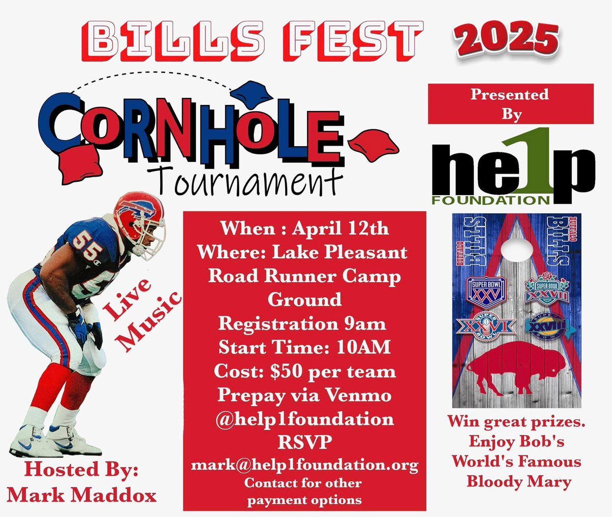 Join us for an epic weekend in Lake Pleasant AZ, for Bills Fest.
All are welcome to the roadrunner campground for a picnic and music festival on 4/12. Bring a dish to pass and come party with tons of WNY transplants!