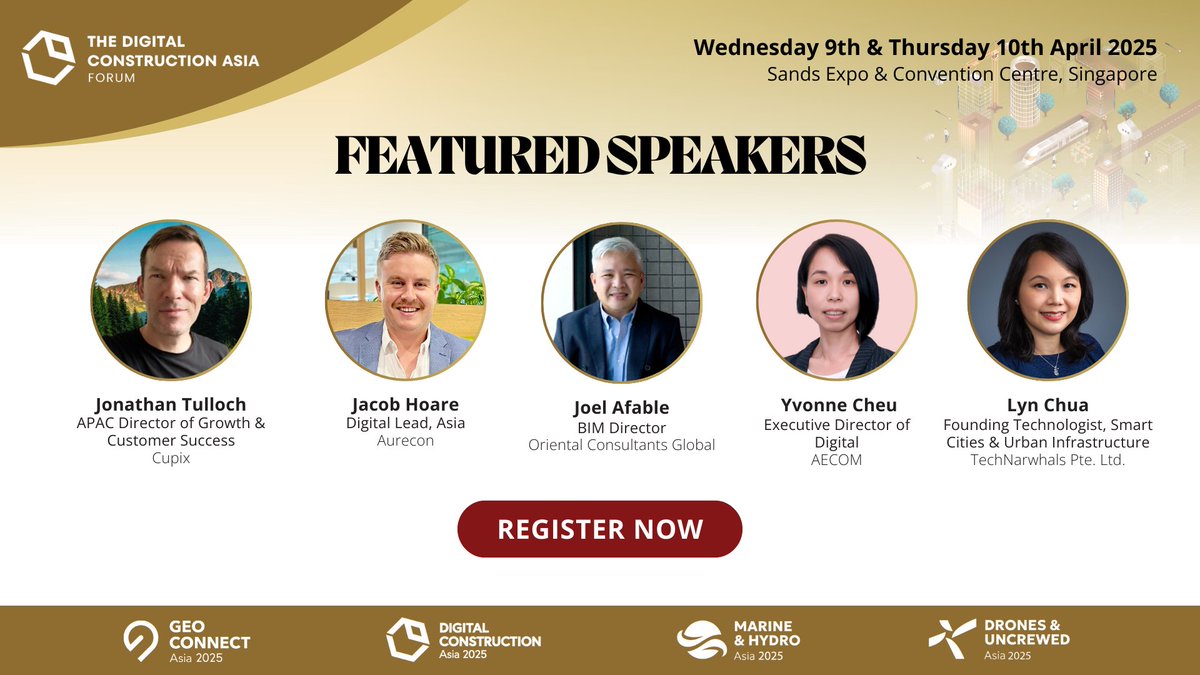 Geo Connect Asia (@geoconnect_asia) on Twitter photo Join us at the ๐๐ข๐ ๐ข๐ญ๐๐ฅ ๐๐จ๐ง๐ฌ๐ญ๐ซ๐ฎ๐๐ญ๐ข๐จ๐ง ๐๐ฌ๐ข๐ ๐
๐จ๐ซ๐ฎ๐ฆ on 9th & 10th April to explore how AI is transforming the industry with insights from our featured speaker
๐ย Read more: lnkd.in/dzNERR_q
โก๏ธ Register your pass now: lnkd.in/gACp4v3v Join us at the ๐๐ข๐ ๐ข๐ญ๐๐ฅ ๐๐จ๐ง๐ฌ๐ญ๐ซ๐ฎ๐๐ญ๐ข๐จ๐ง ๐๐ฌ๐ข๐ ๐
๐จ๐ซ๐ฎ๐ฆ on 9th & 10th April to explore how AI is transforming the industry with insights from our featured speaker
๐ย Read more: lnkd.in/dzNERR_q
โก๏ธ Register your pass now: lnkd.in/gACp4v3v