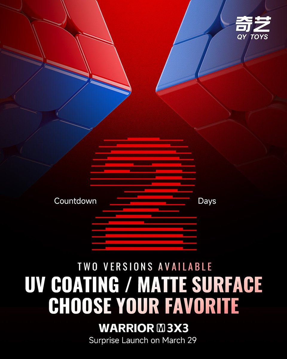 UV coating now on budget-friendly cubes!
So for the UV coating and matte surface, which one do you prefer?
#cube