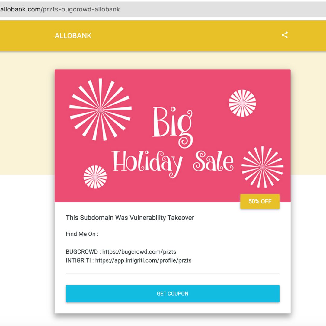 donpruzts's tweet image. kontak @AlloBankID malah tidak direspon, mau kontak IT Security Team tidak tertera diwebsite.

Apa mau dibiarkan ini digunakan oleh orang untuk kejahatan??

#vulnerable #vulnerabilityresearcher #allobank