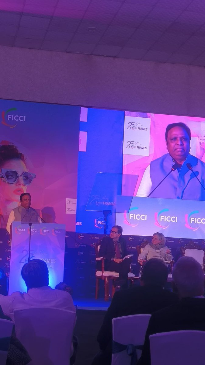<a href="/ShelarAshish/">Adv. Ashish Shelar - ॲड. आशिष शेलार</a> address the audience at <a href="/FICCIFRAMES/">FICCI FRAMES</a> 

<a href="/ficci_india/">FICCI</a>
