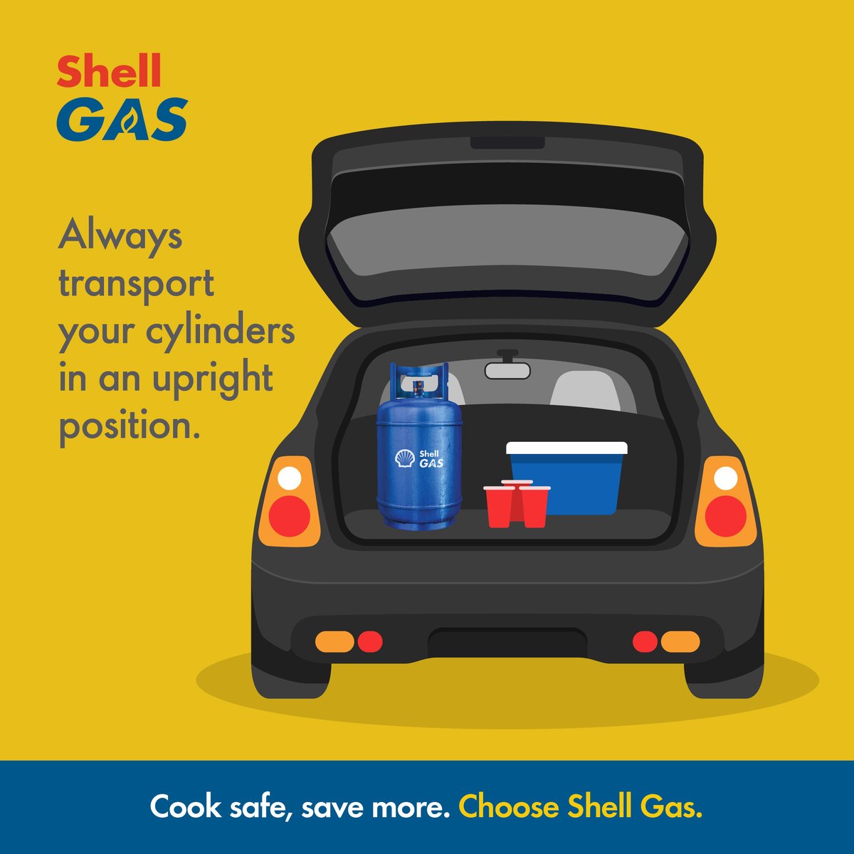 Shell_Uganda's tweet photo. Remember, upright is the safest way. Always transport your Shell Gas cylinder upright to prevent leaks. See more Shell Gas safety tips here: https://t.co/bwfmGaj6xM #CookSafeSaveMore #ChooseShellGas https://t.co/HYhJYeserk