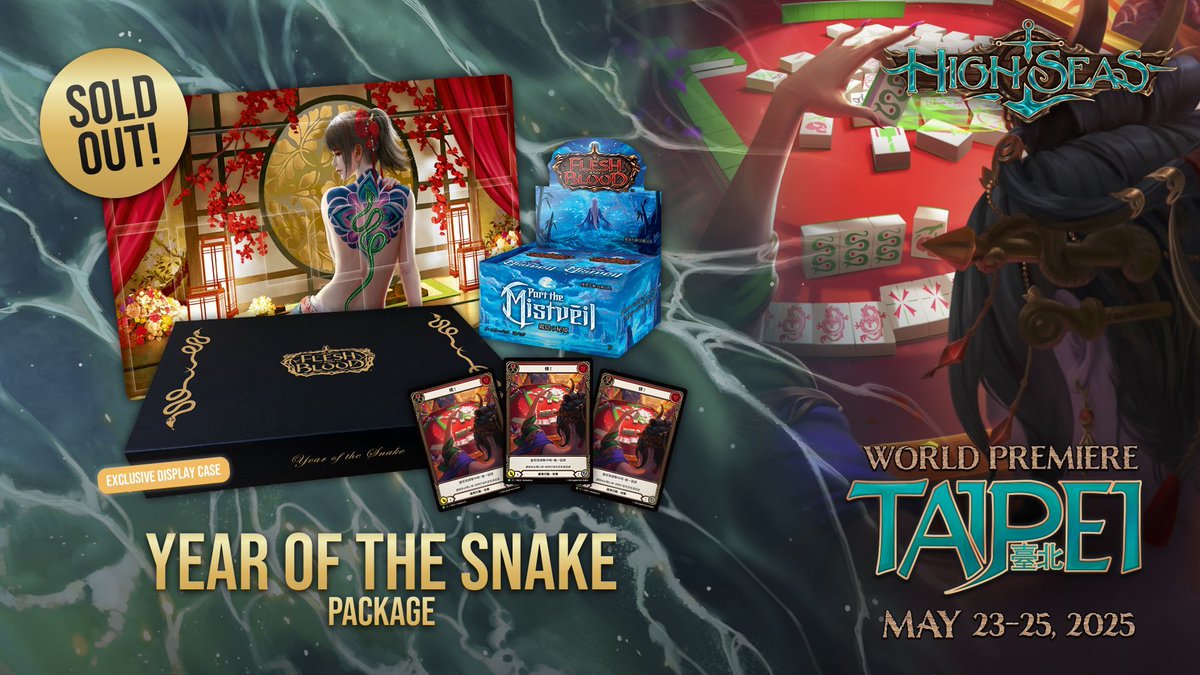 🚨 Year of the Snake event packages at World Tour: Taipei have