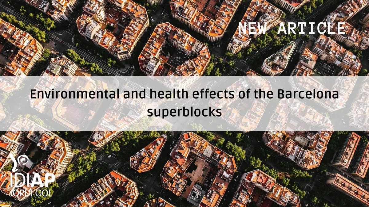 🔍 Nou estudi 

👩‍⚕️ La investigadora de l’#IDIAPJGol, Brenda Biaani León Gómez, ha participat a un estudi que ha analitzat els efectes ambientals i en la salut de les superilles de Barcelona.

👉 L’estudi ha avaluat les primeres tres superilles implementades mitjançant diferents