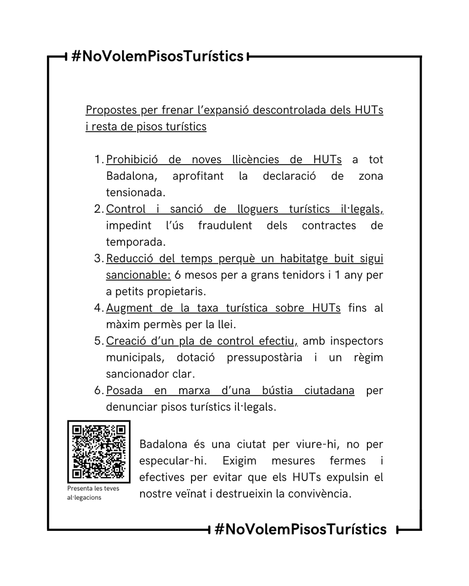 Sindicat Llogateres de Badalona tweet media