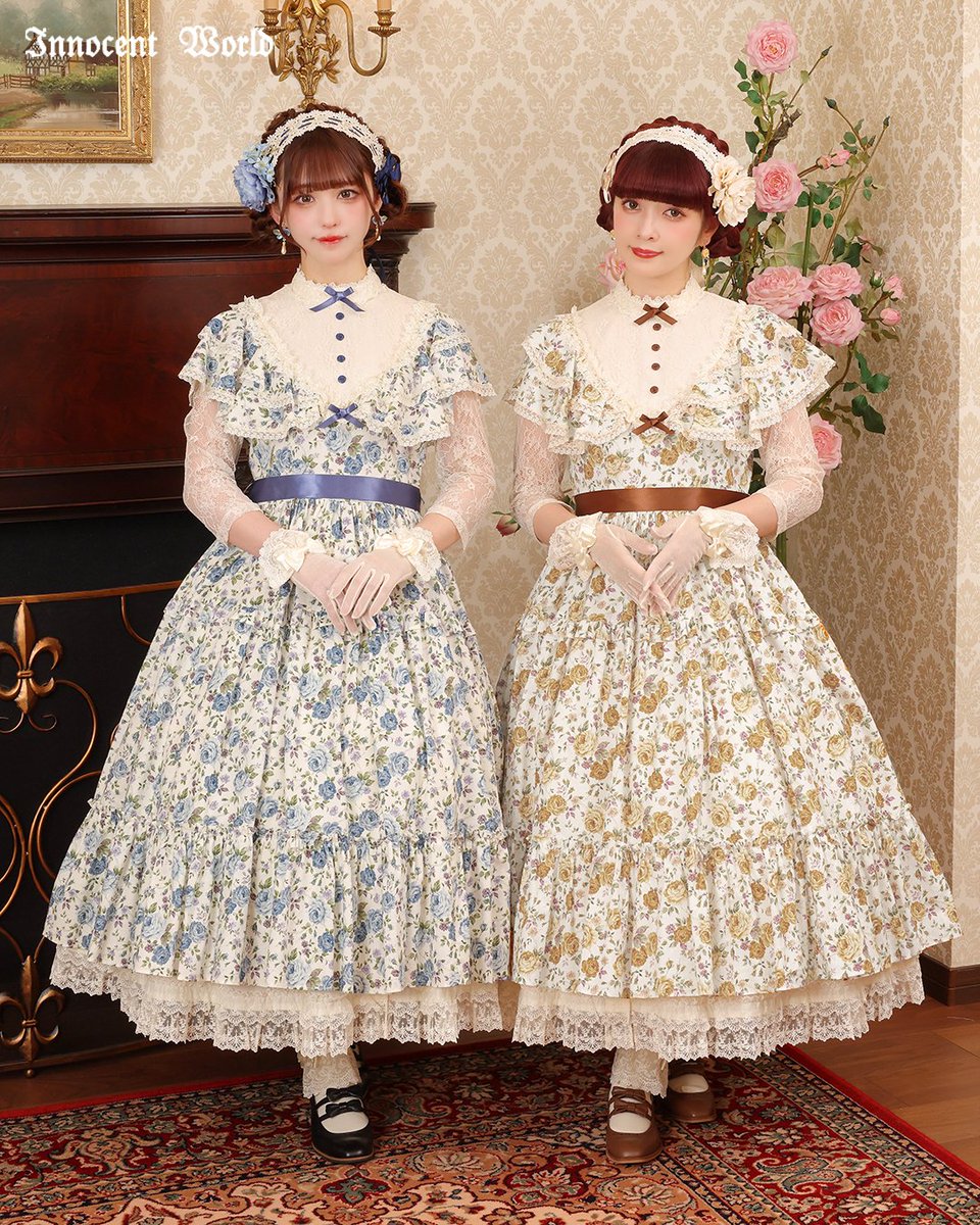 ⚜️2025SSCollection PART2⚜️ 【薔薇と蕾のショール風ワンピース