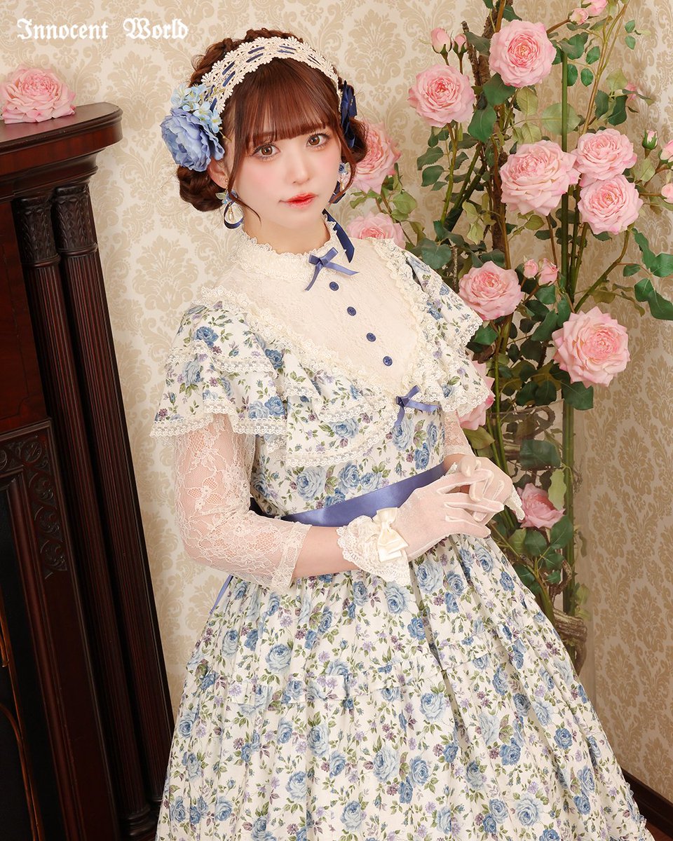 ⚜️2025SSCollection PART2⚜️ 【薔薇と蕾のショール風ワンピース