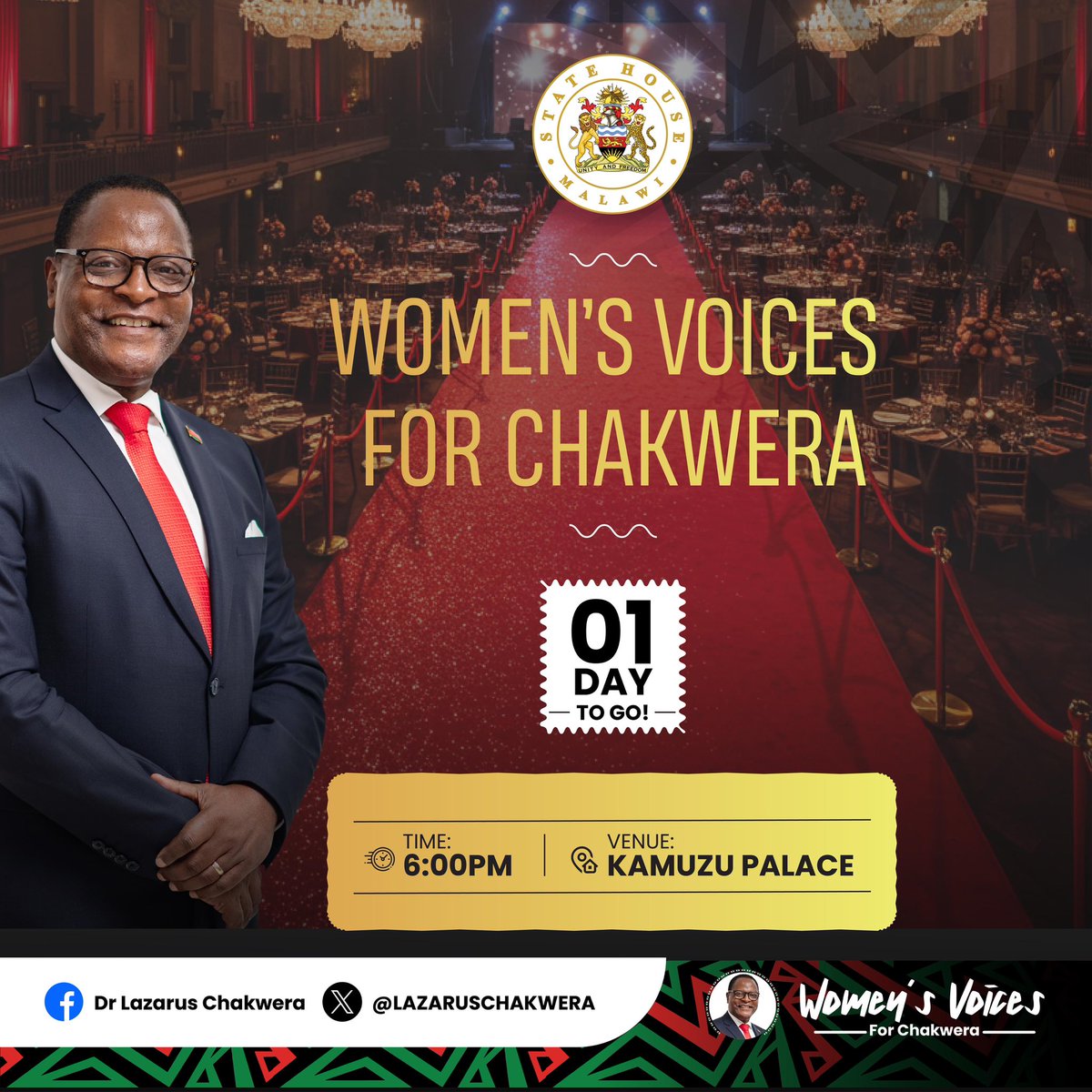 Dr. Lazarus Chakwera (@lazaruschakwera) on Twitter photo 