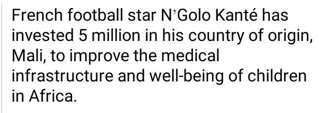 john_mwahunga's tweet photo. What N'golo kante is doing @HonAdenDuale ,@psmuthoni ,@MOH_Kenya ,@KindikiKithure @RailaOdinga ,you can imitate and post medical interns and pay them on time.
#PostCoInterns . https://t.co/IlLTky74dL