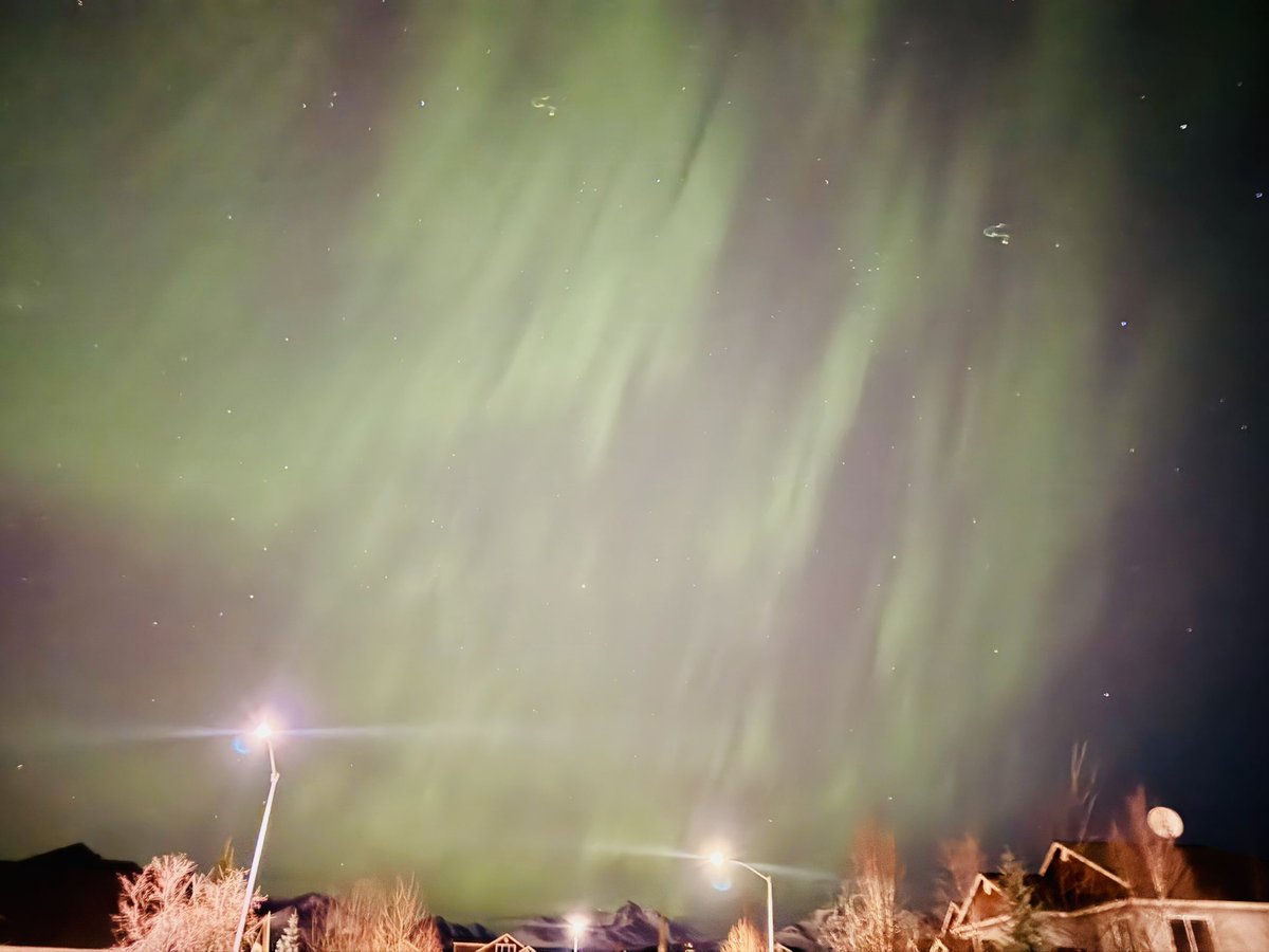 T23Lattz's tweet photo. Theyre out anchorage hillside. @AuroraNotify  #aurora #Auroraborealis #northernlights https://t.co/HwkjUlUeIT