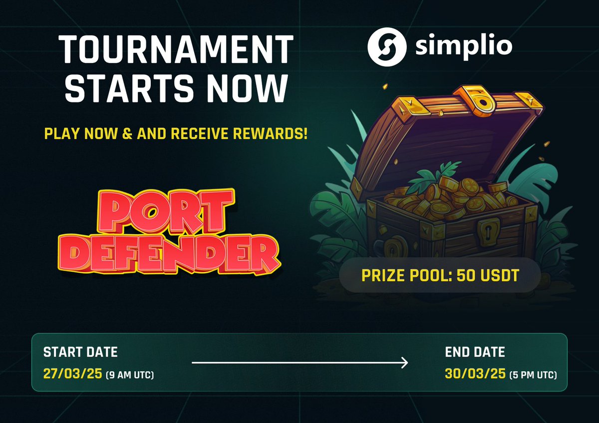 🚀 New Game &amp; Tournament Announcement! 🎮

🔥 Port Defender is HERE! 💣 Get ready for a fast-paced arcade battle where tapping to fire is your only defense. Sink incoming ships, collect bonuses, and build unstoppable cannonball chains!

👉 About the game: simplio.io/blog/new-game-…