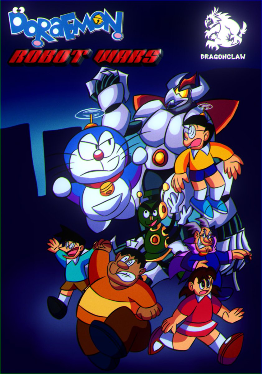 DragonclawArtz's tweet photo. Unofficial Doraemon Robot Wars Movie Poster or something
Tho funnily enough, we’re not sure if Shizuka was in the film or unless it’s only for advertisement
#lostmedia #lostfilms #doraemon #ドラえもん #nobita #gian #shizuka #suneo #robotwars #unoffical #wangfilmproductions https://t.co/yx5tahNmtB