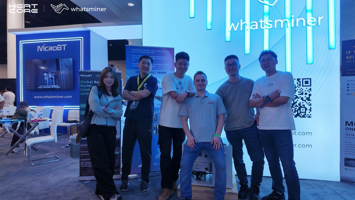 Heatcore_tech's tweet image. 🤩Day 1 of #MiningDisrupt2025! Visit us at Booth #393 to discover the future of #ESG mining and pick up some exclusive gifts!🎁

Don’t miss your chance to explore the revolutionary #HeatCore M Series and the ultra-quiet HS05 for home use—featuring cutting-edge split-design…