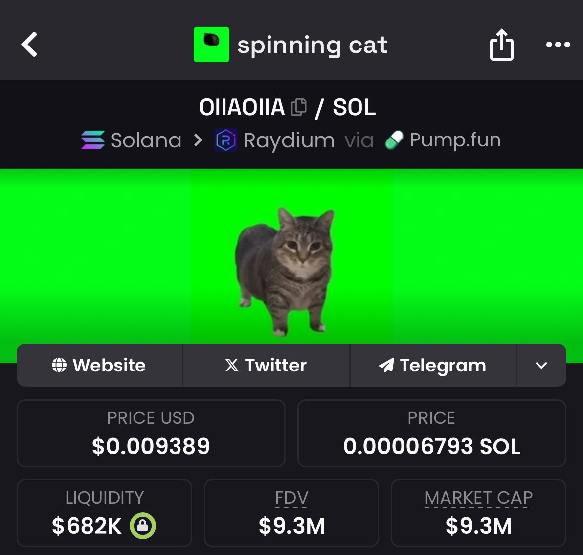 the spinning cat is legit the ONLY meme i’ve ALWAYS SEEN during at least the past 7 months

i saw this EVERYWHERE &amp; EVERYDAY and the community is just vibing

price goes down? price goes up?

who cares vibes are ALWAYS UP